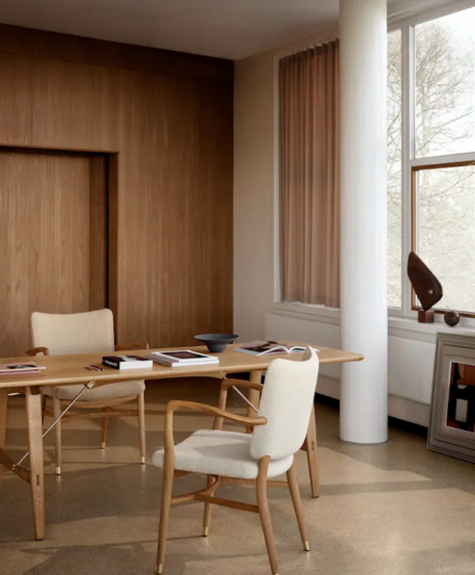 Moanarch Chair, 1944 design, Carl Hansen & Son - PHOTO SOUS EMBARGO  Victors Design Agency