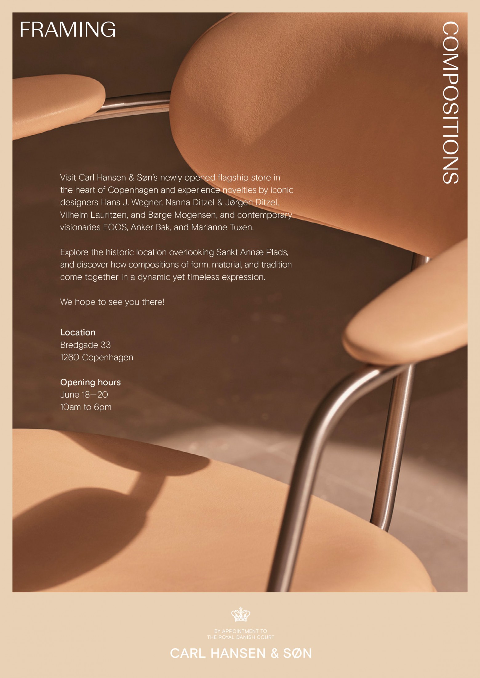 Carl Hansen & Son in hun nieuwe flagshipstore tijdens 3 days of design  Victors Design Agency
