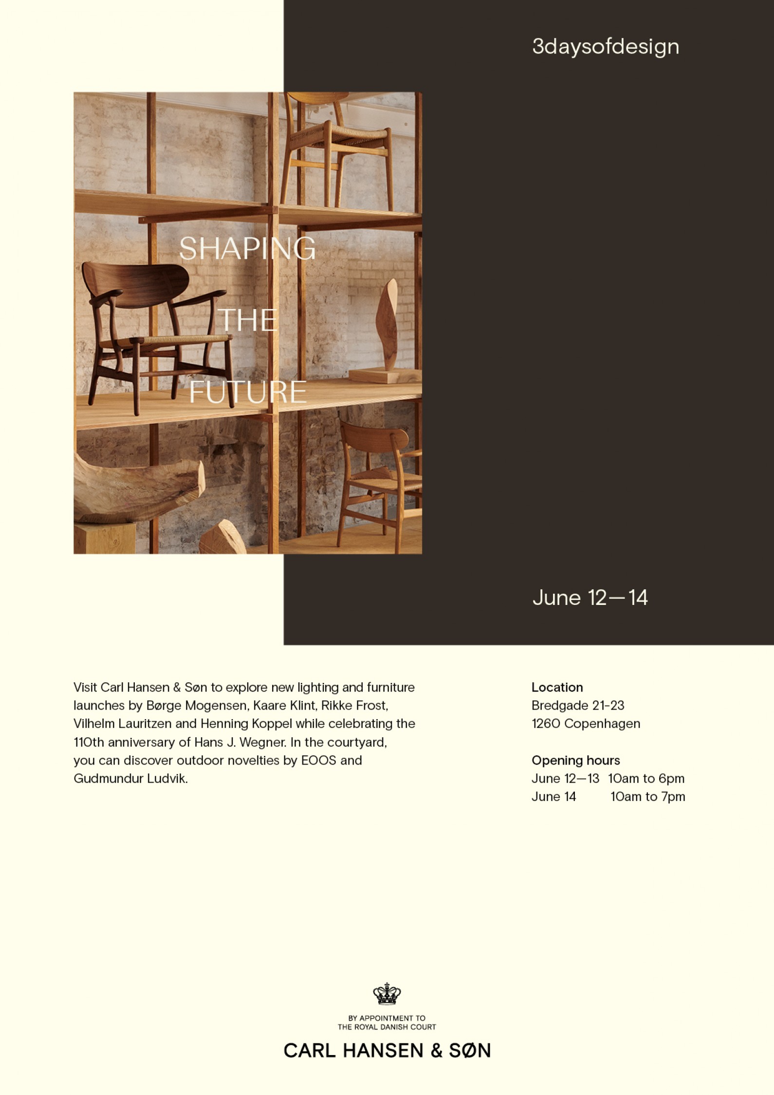 Uitnodiging Carl Hansen & Son 