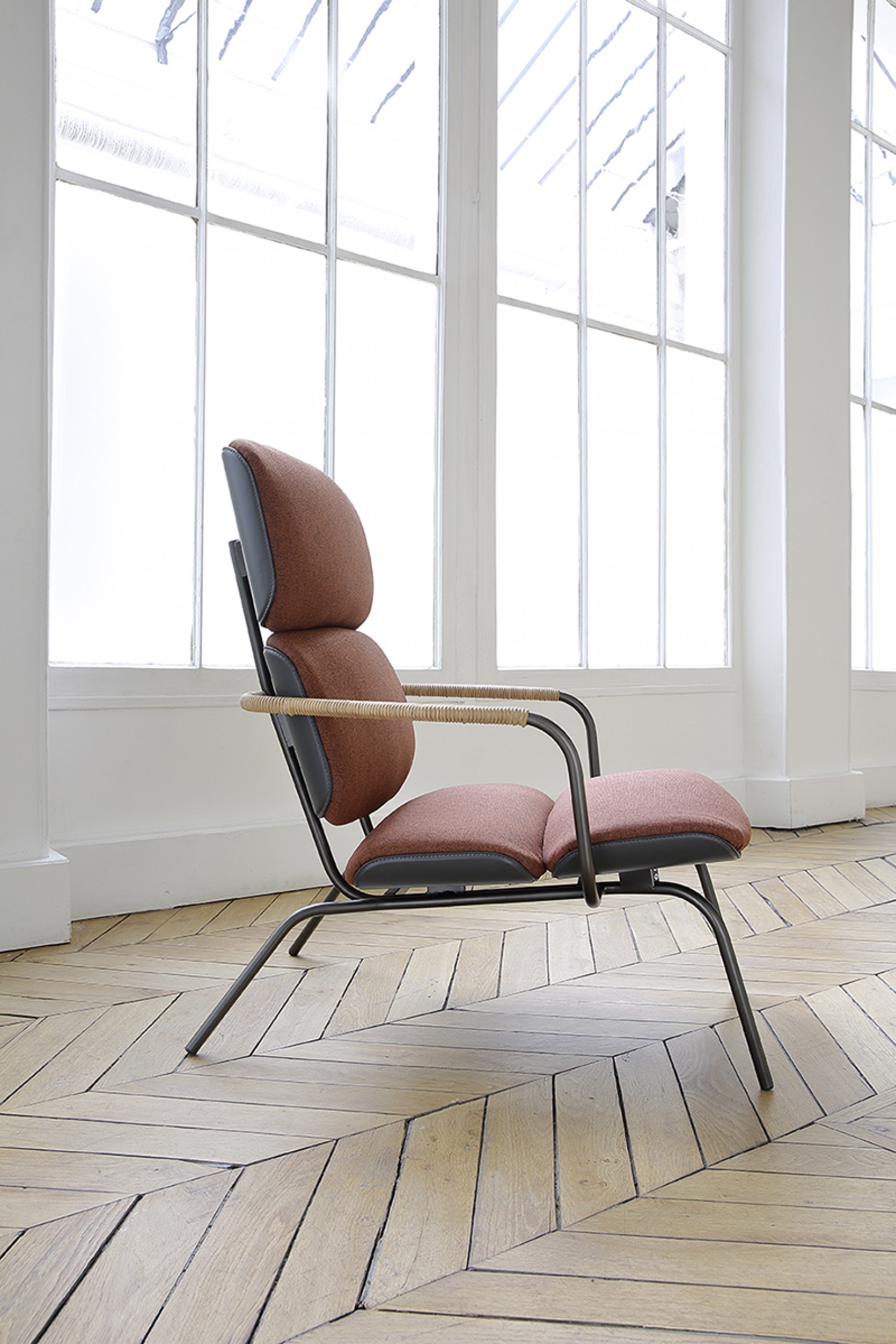 Lounge zetel, genaamd Blue Moon, van Patrick Jouin voor COedition 