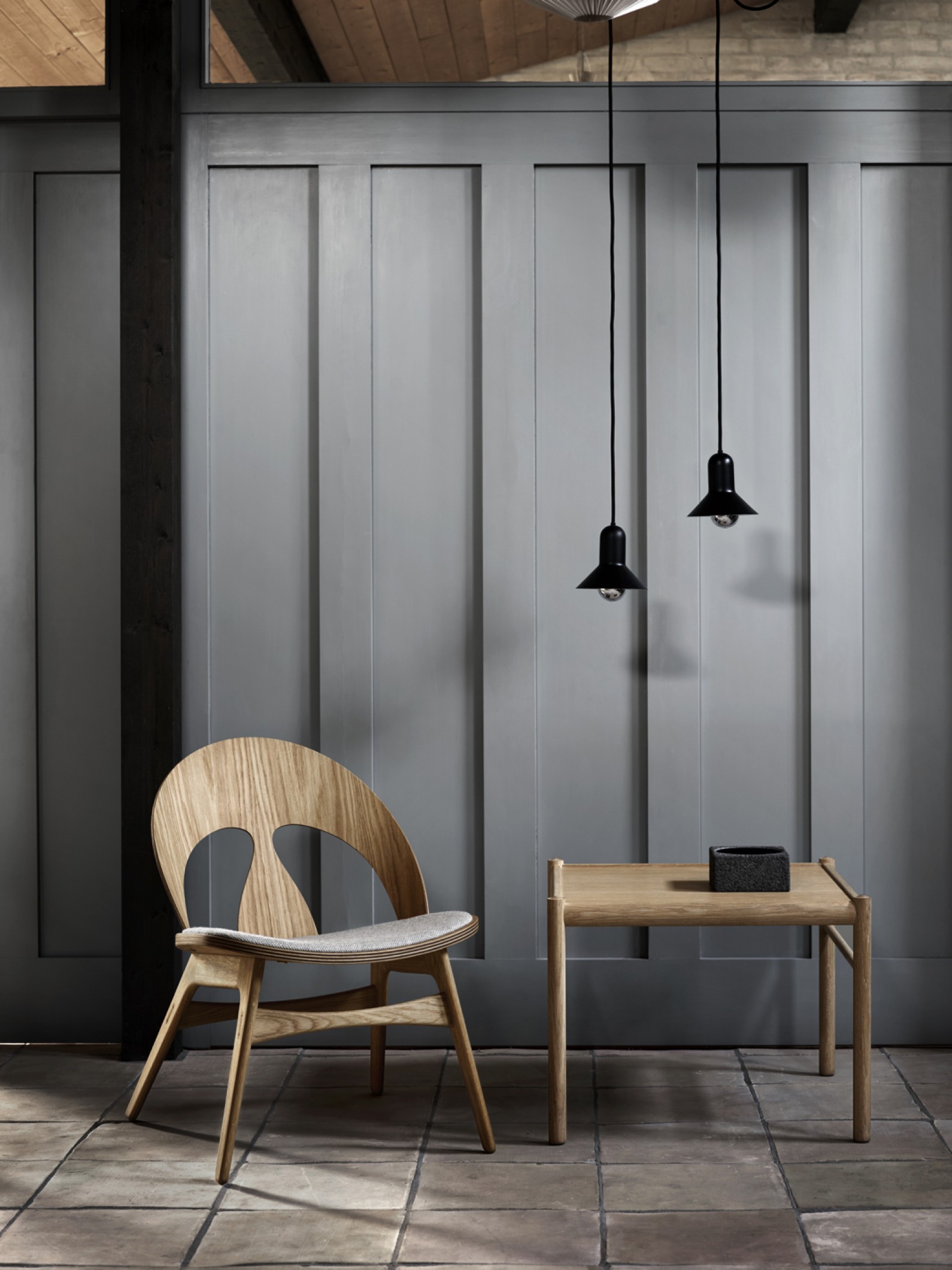 Contour chair Borge Mogensen in eik 