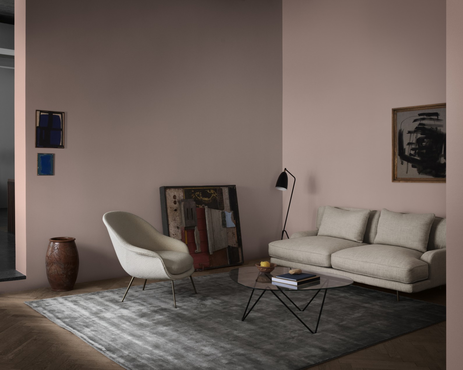 Pedrera Coffee table met zwart onderstel - Bat Lounge - Grashoppa