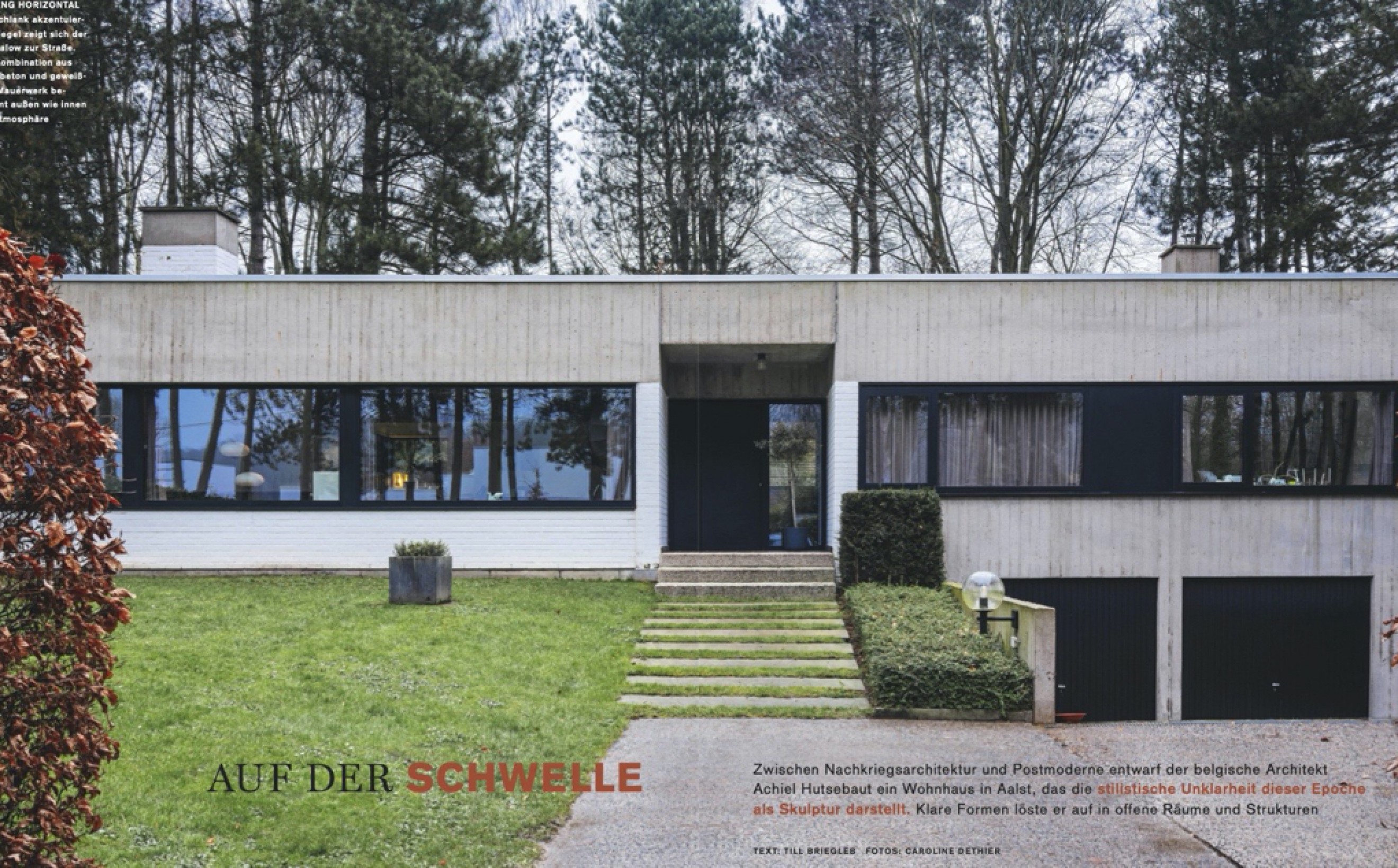 Rechthoekig volume, grafisch compact grondplan   Victors Design Agency