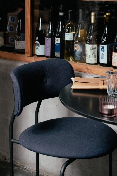 Coco dining chair, Gubi, in Veranda, Antwerpen 