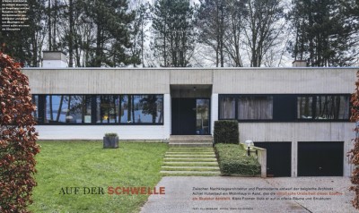 Rechthoekig volume, grafisch compact grondplan  