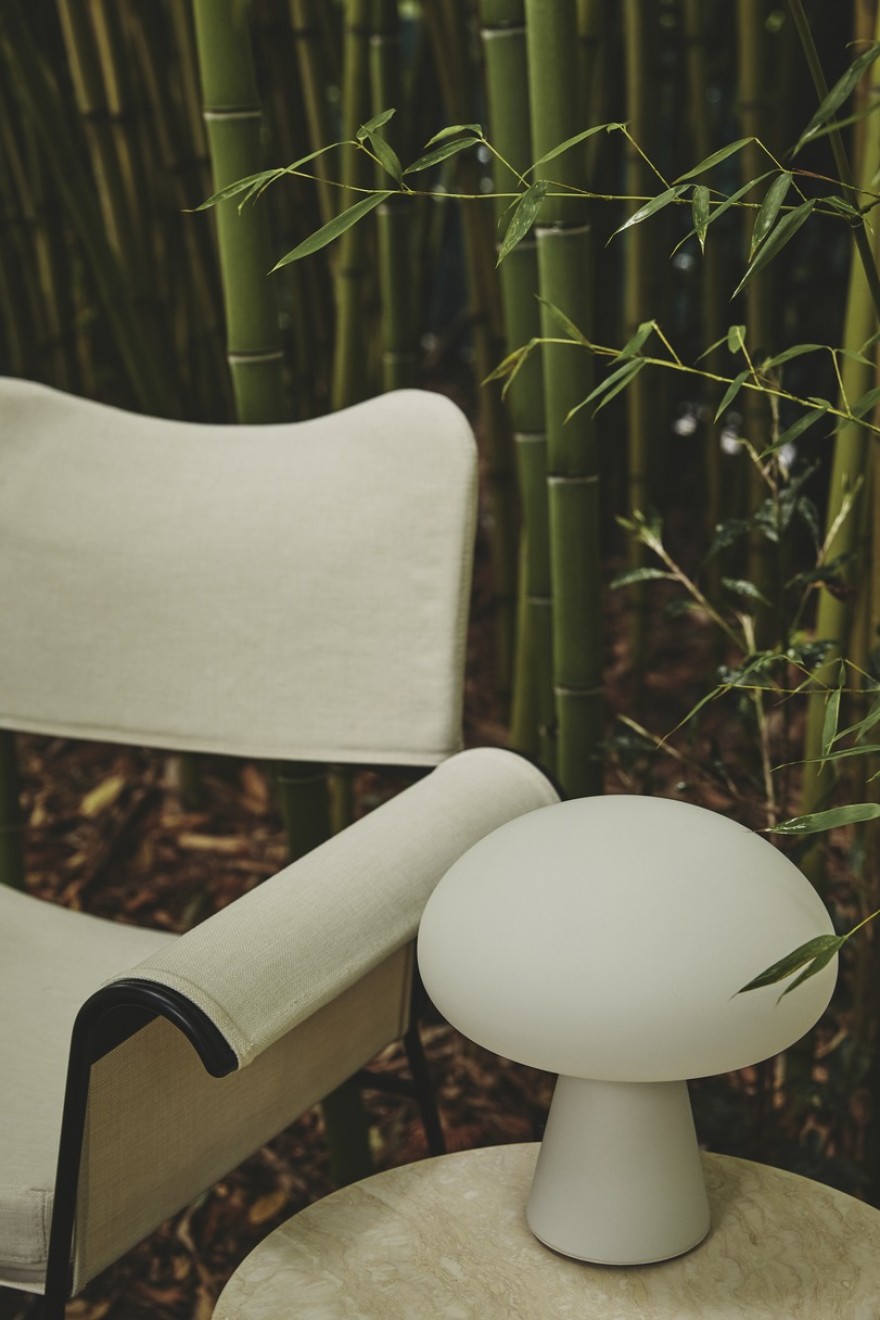 Tropique chair en Obello tafellamp