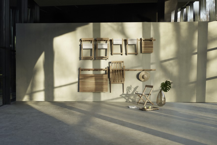 Volledig plooibare - opbergbare - collectie teak tuinmeubelen 