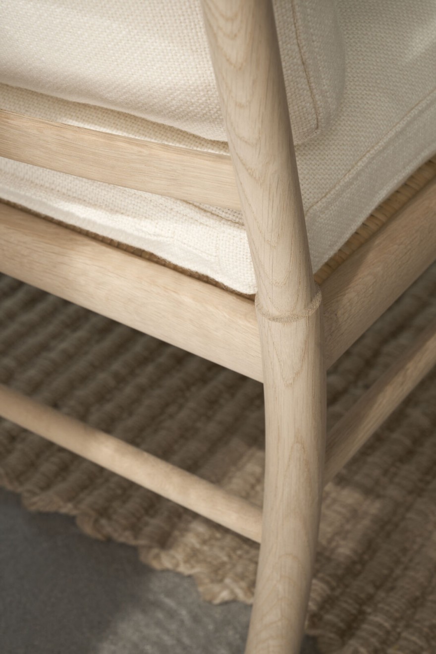 Detail van de Colonial Chair, Ole Wanscher, 1959 design, Carl Hansen & Son collectie  