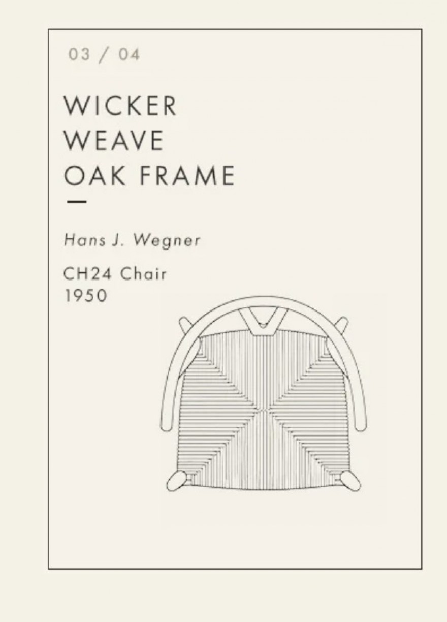 Demo of handweaving the seats of Wegner Masterpieces 