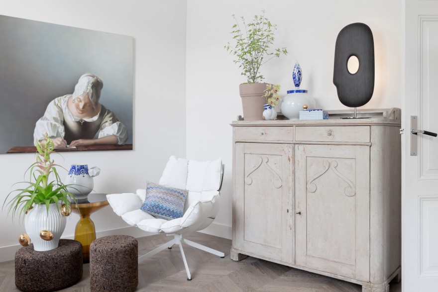 MOOOI design objecten in Delfts blauw 