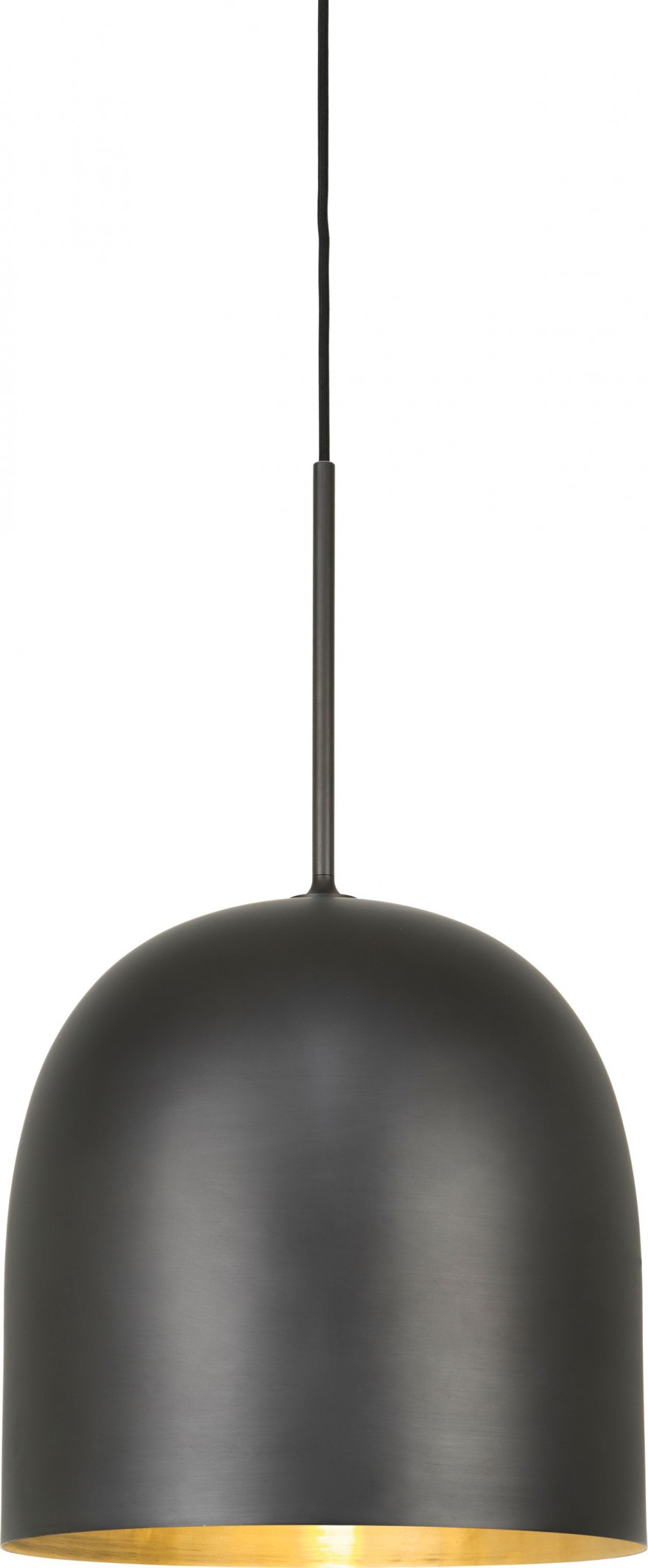 Howard hanglamp met messing binnenkant voor warm licht 