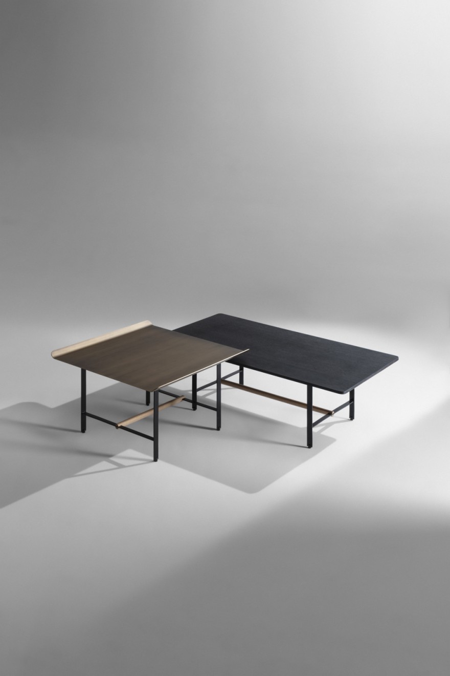 Sisters tafel rechthoekig (108 x 57 x H 35 cm) en vierkant (65 x 65 x H 40 cm) 