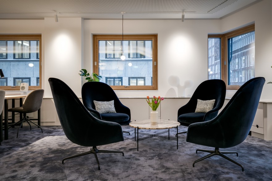 Bat Lounge 4-star base met hoge rug