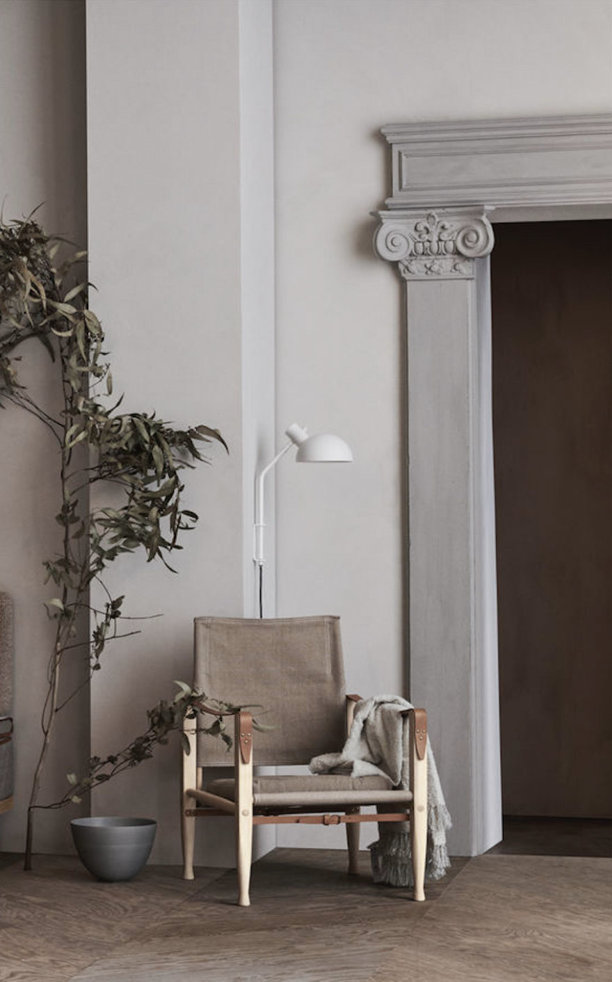 Safari chair van Kaare Klint, 1938, Carl Hansen & Son 