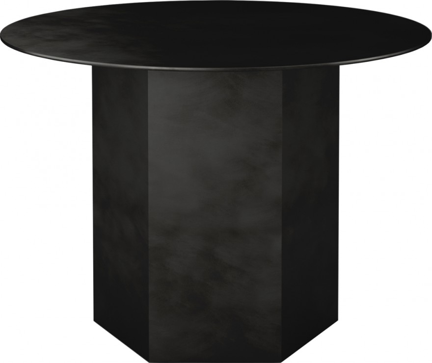 Epic stalen tafel in Midnight Black