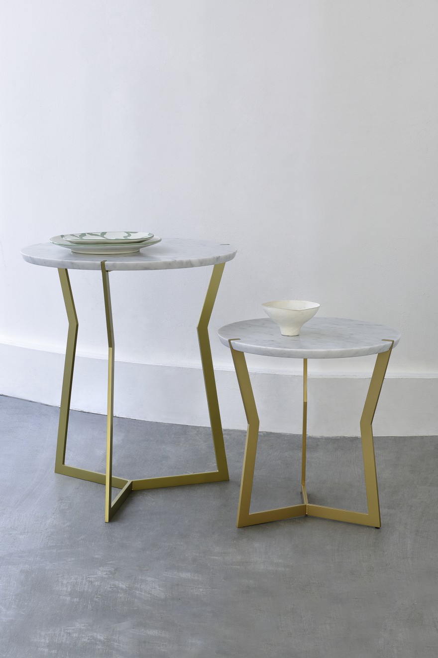 Succesvolle consoles en lage tafels STAR, design Olivier Gagnère, COedition