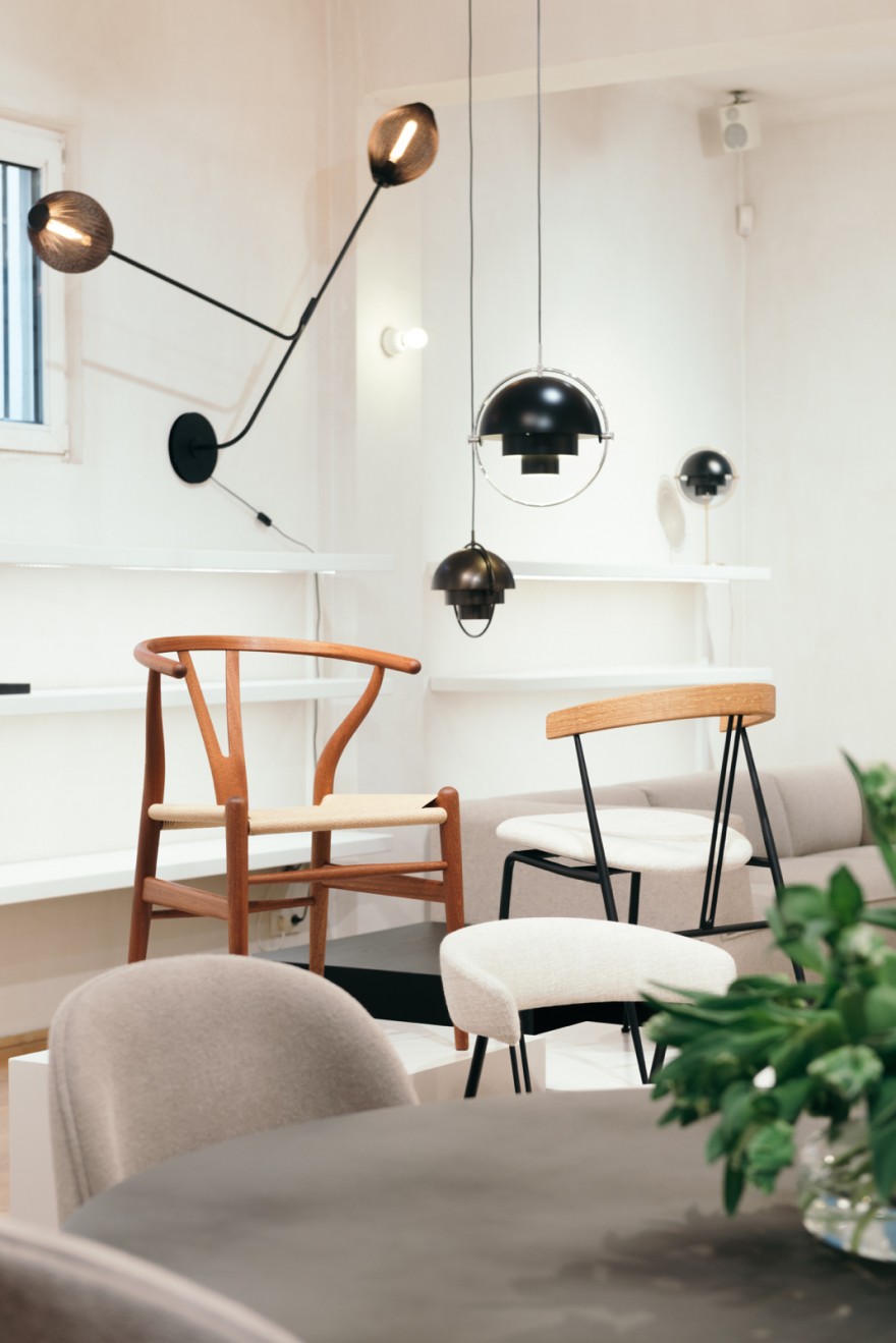 CH24 in FSC gelabelde MAHONIE hout +  VIOLIN Chair: nieuw  
