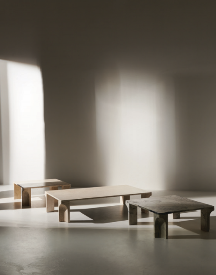 Doric tafel in verschilende afmetingen 