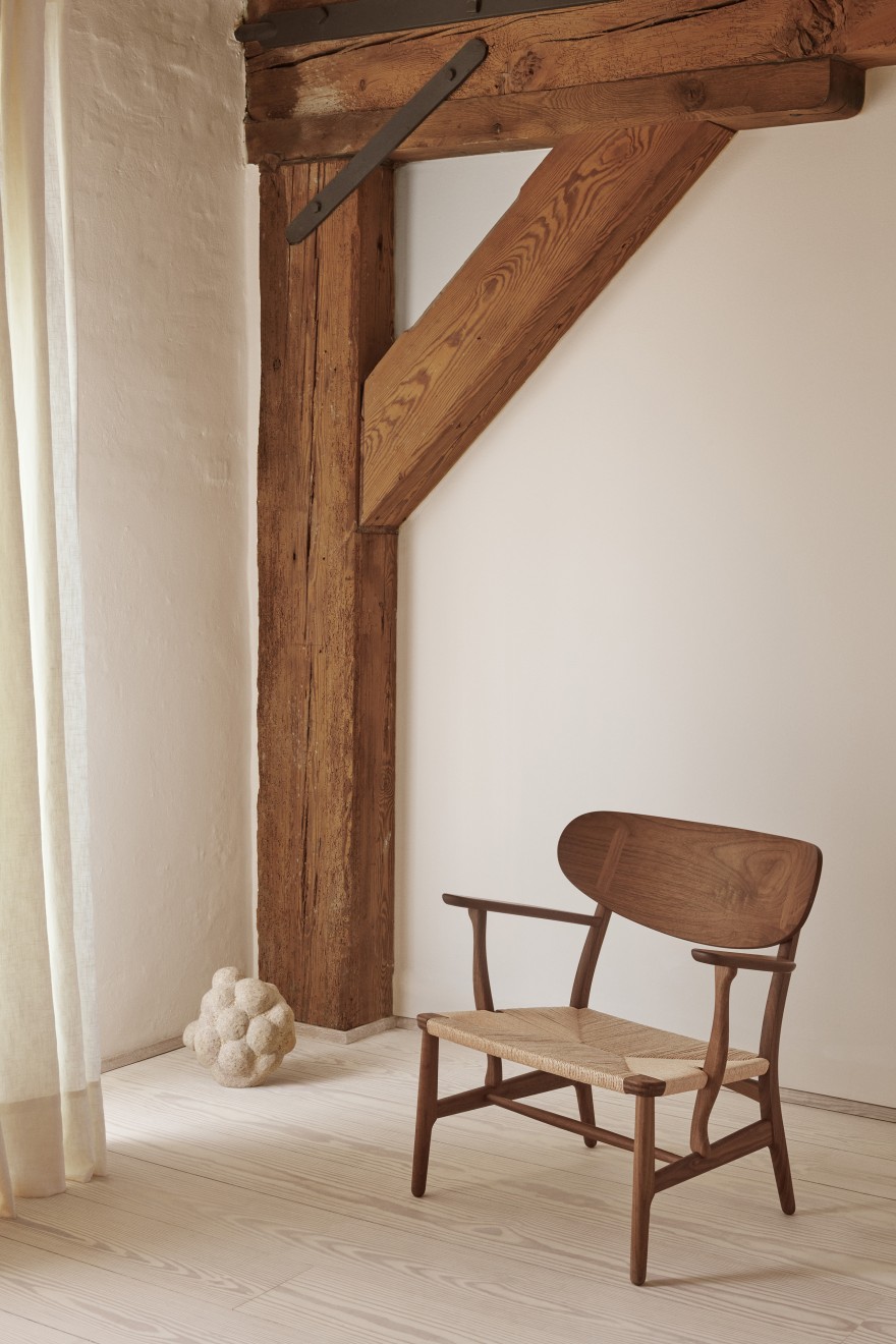 Supercomfortabele CH22, design uit 1950