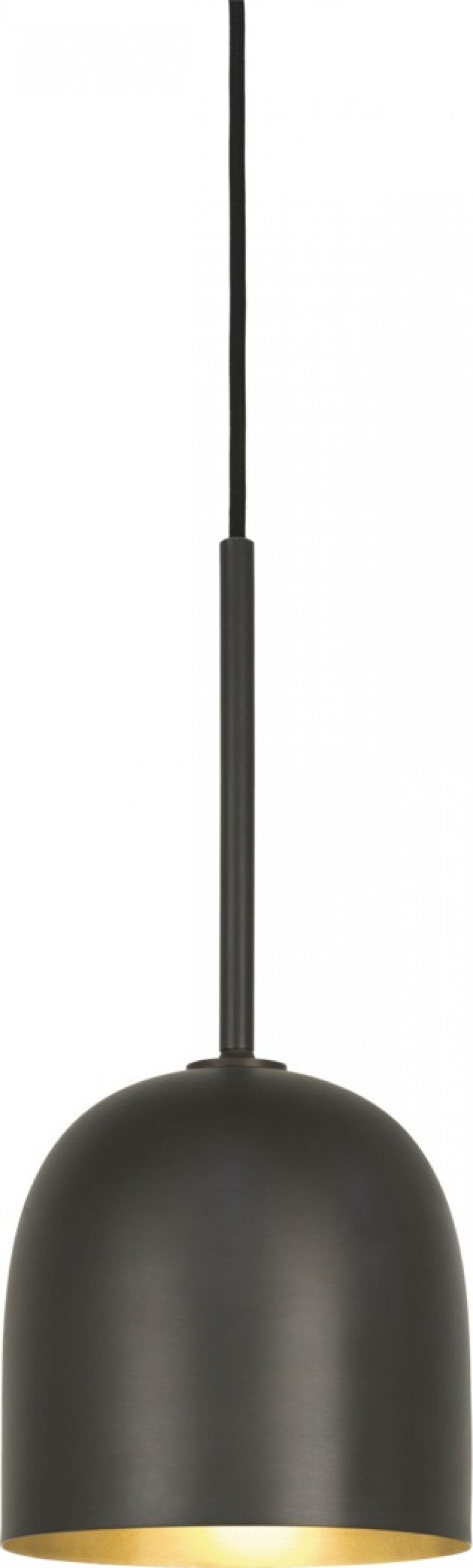 Kap van Howard lamp: binnenkant goudkleurig, buitenkant gunmmetal  