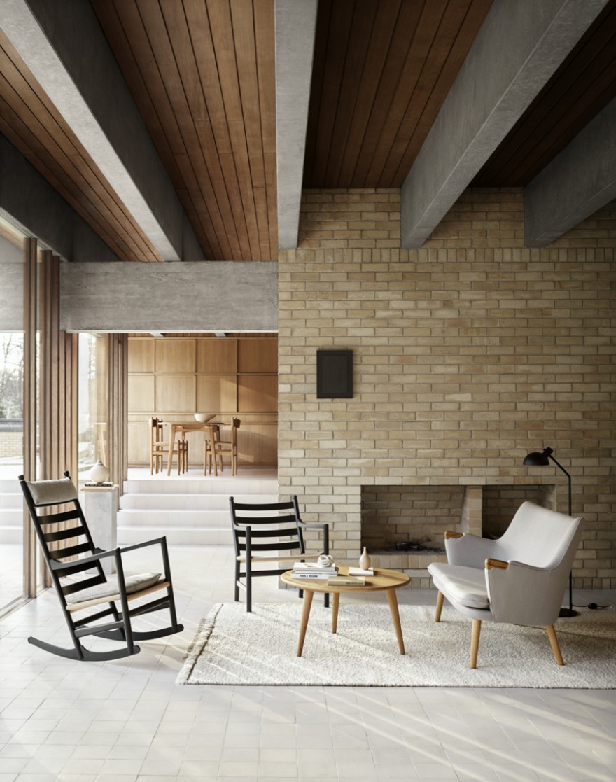 In de jaren 60 creëerde Wegner een ganse collectie meubelen voor Carl Hansen & Son,  sterk Shakers geïnspireerd 