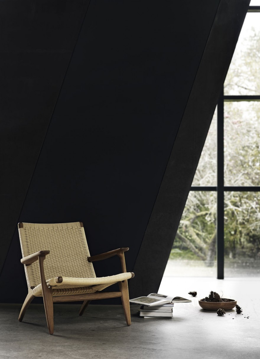 Iconische CH25, 1950 design, Hans J Wegner, Carl Hansen & Son 