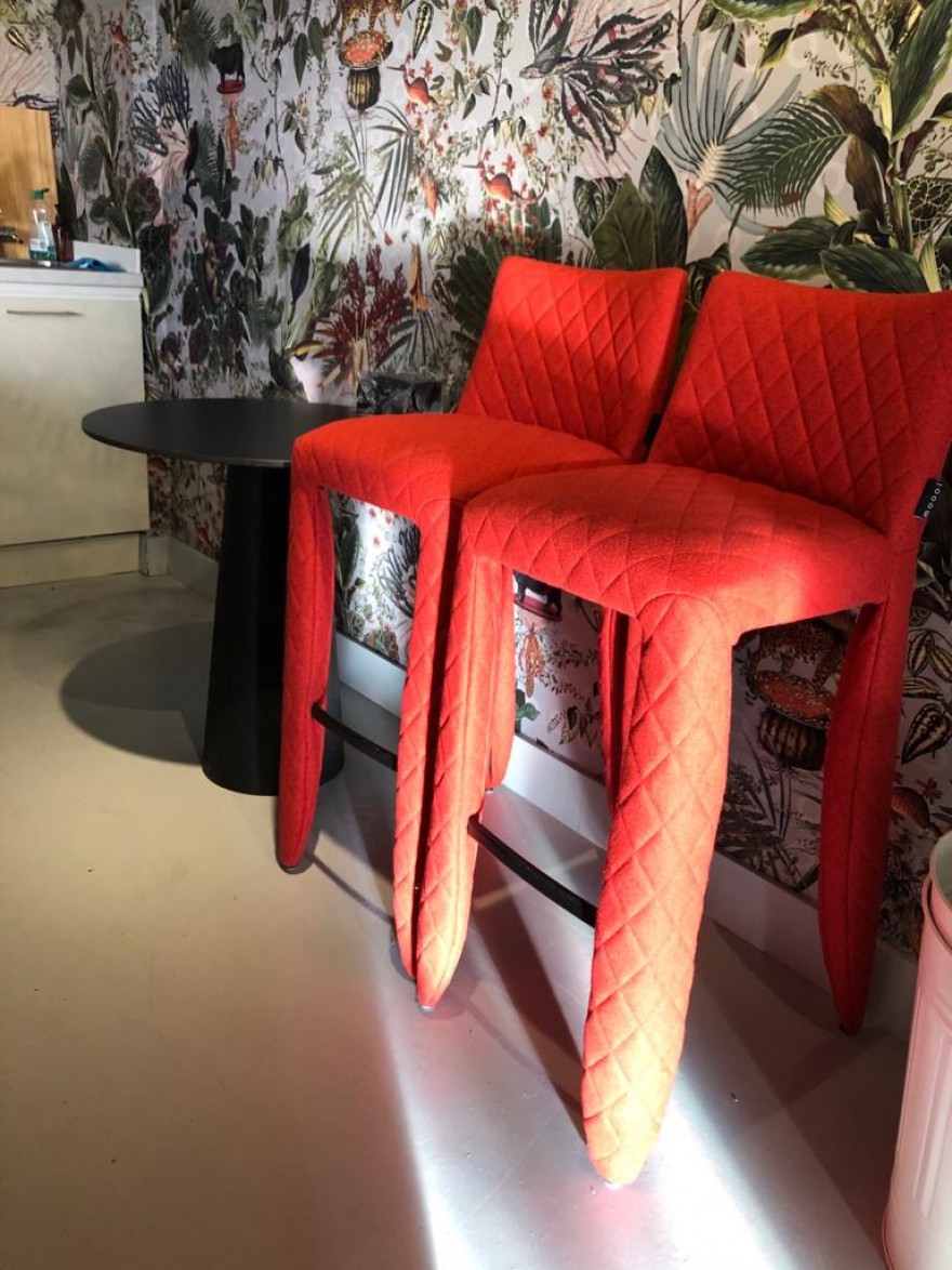Vaak vergeten in de MOOOI collectie zijn de Monster barstoelen