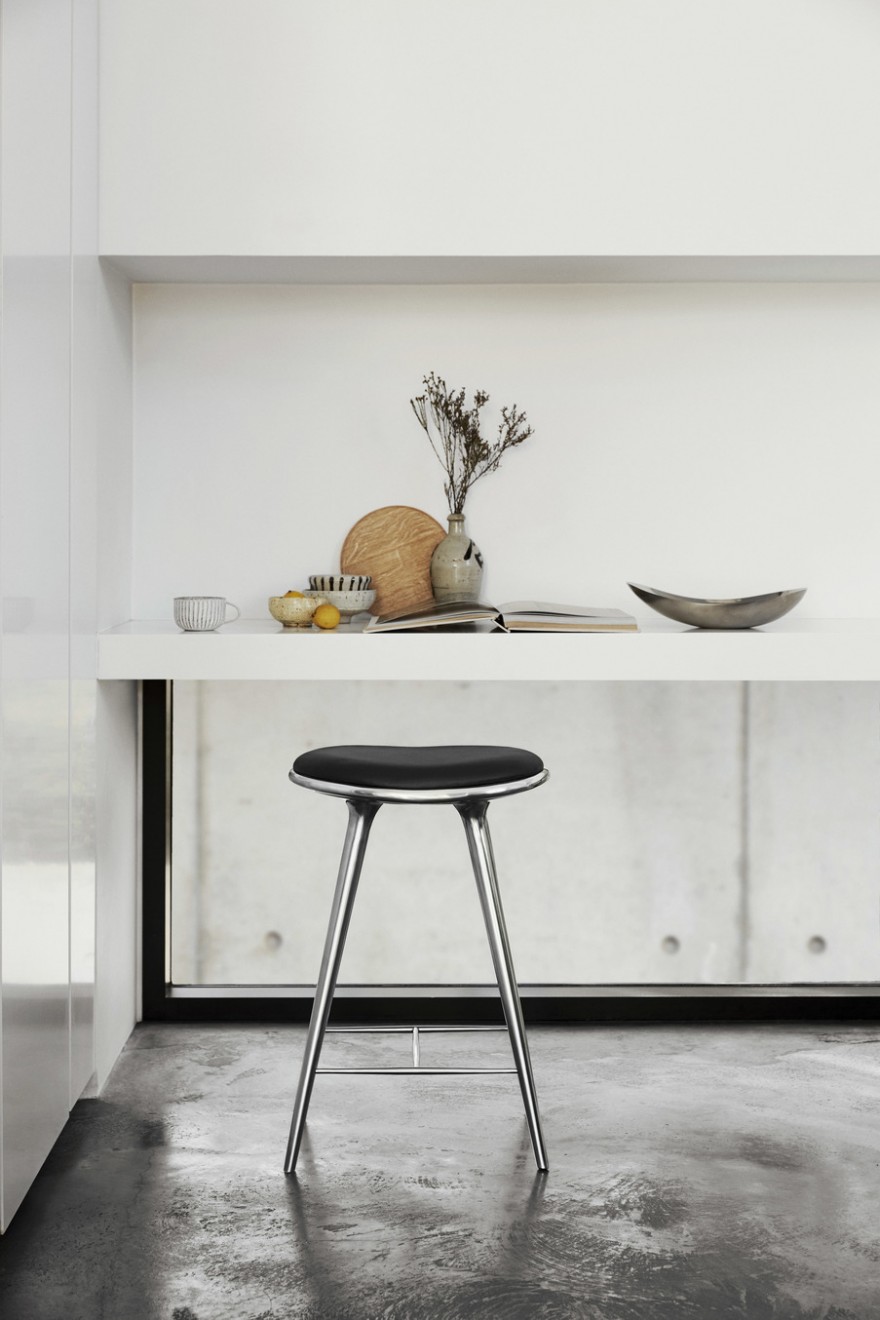 The High Stool in aluminium