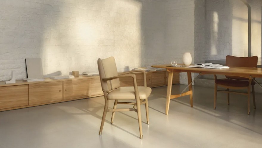 Monarch chair, Carl Hansen & Son en version chêne
