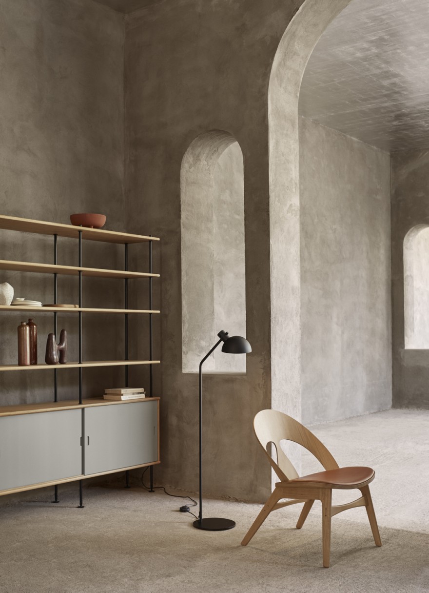 Ontworpen in 1953, nu pas in productie: het Borge Mogensen Shelving System 