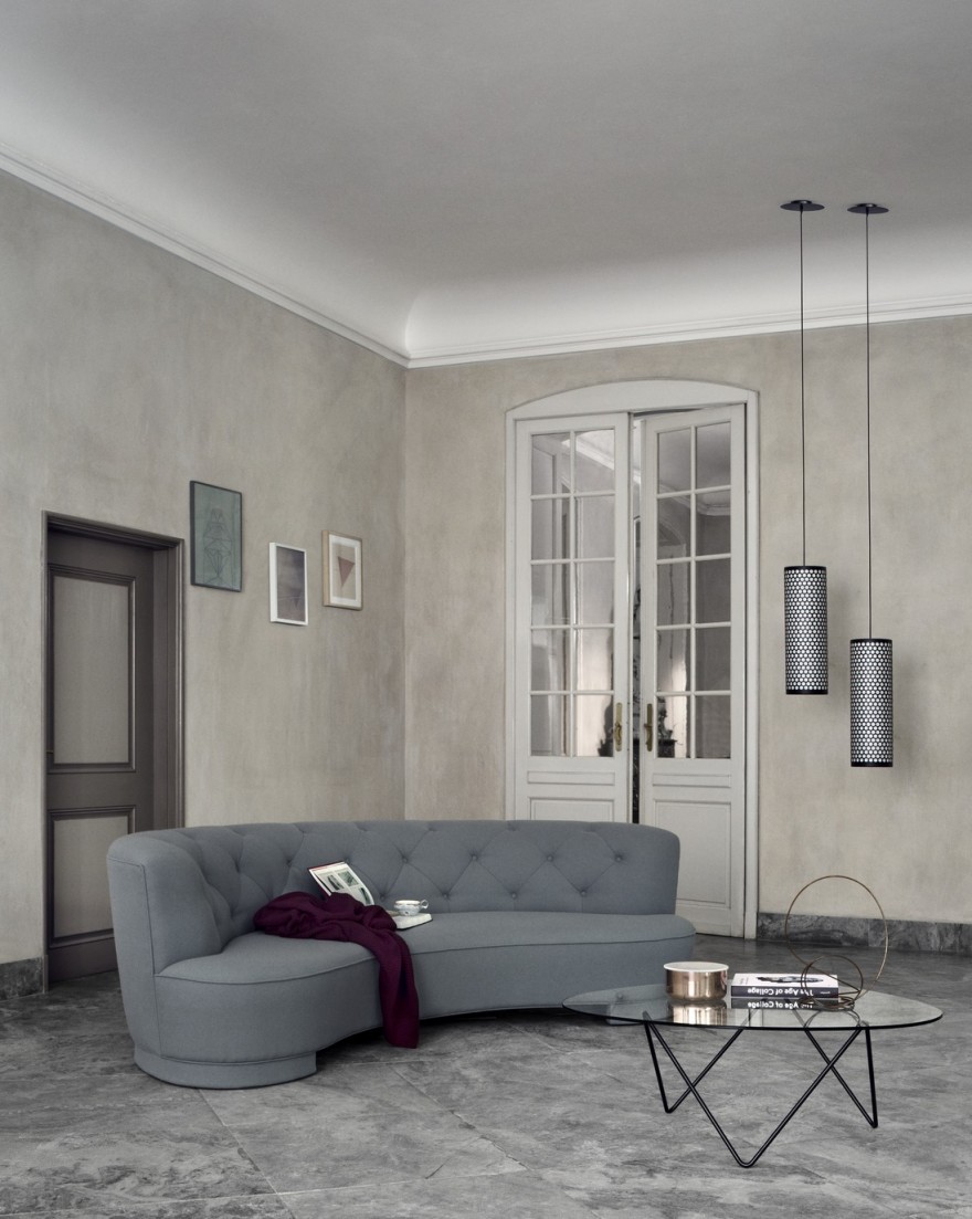 Pedrera Coffee Table - zwart onderstel - ANA Pendant
