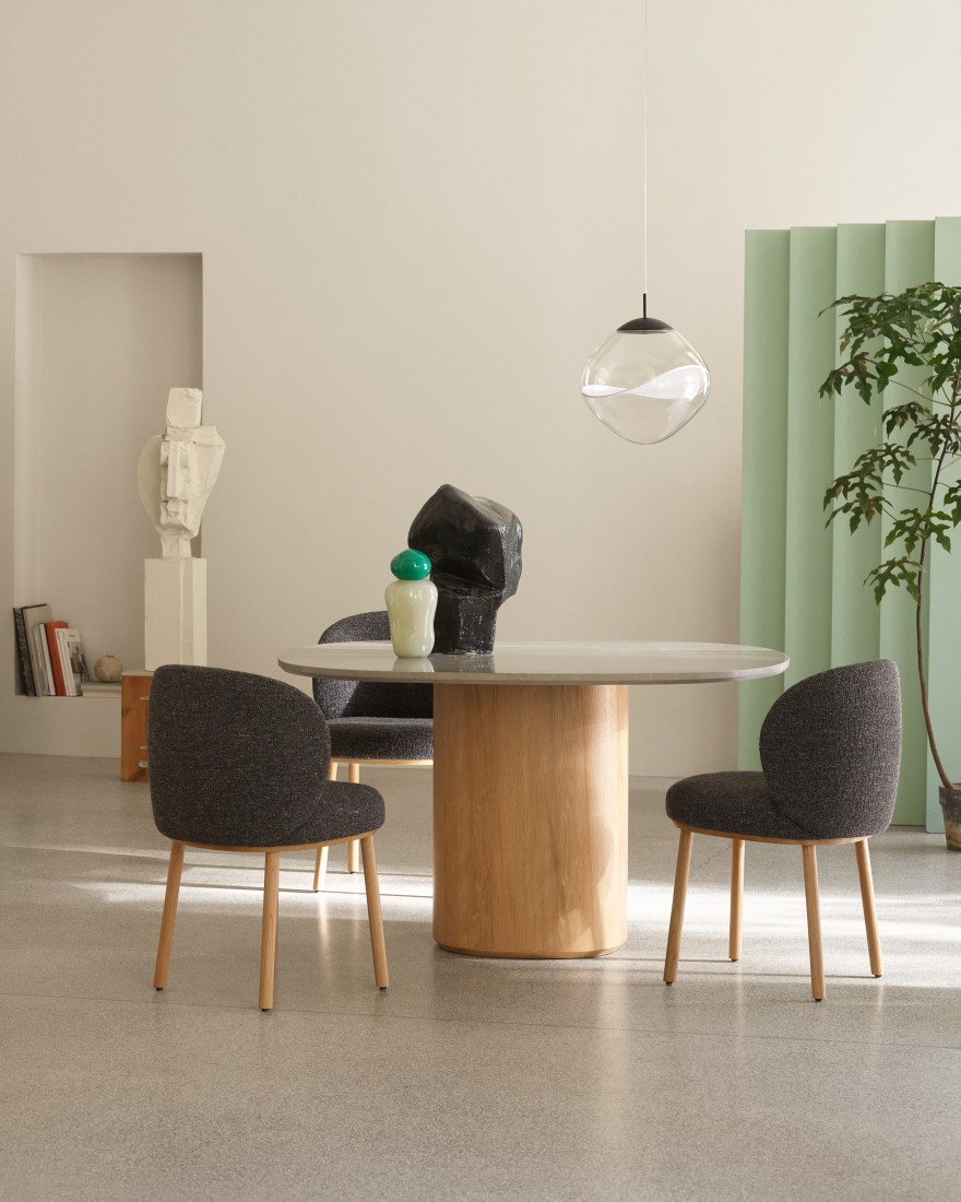 Ovata dining chairs met Ovata tafel 