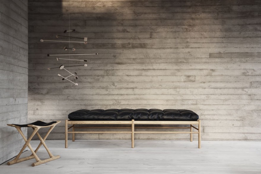 Egyptian chair & day bed : design van Ole Wanscher