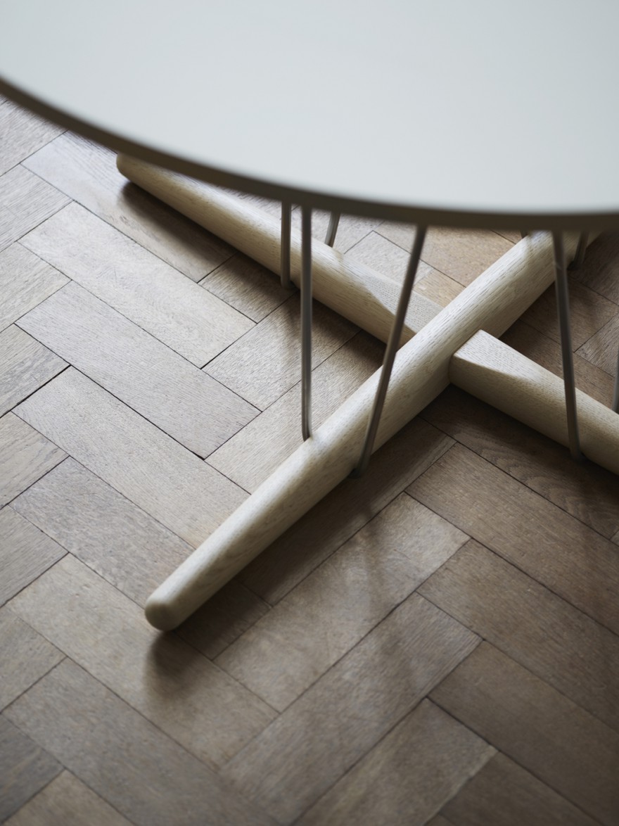stainless steel - solid wood foot