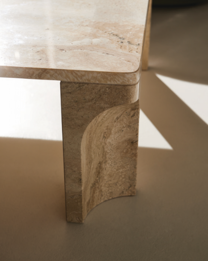 detail onderstel Doric tafel