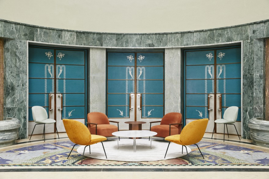Gubi Beetle lounge chair en Sejour 