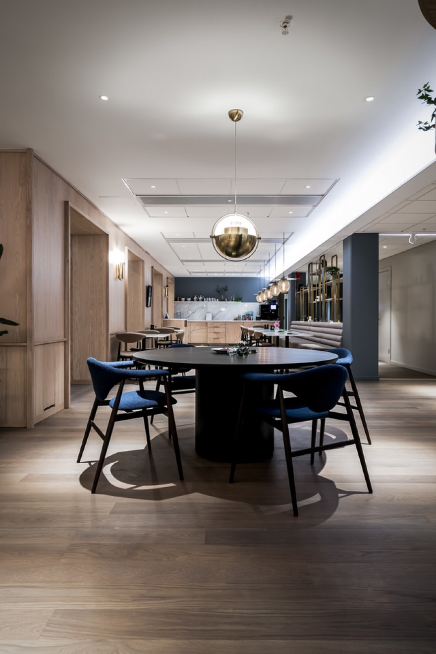 Masculo Dining wood - Multi-Lite pendant Shiny Brass