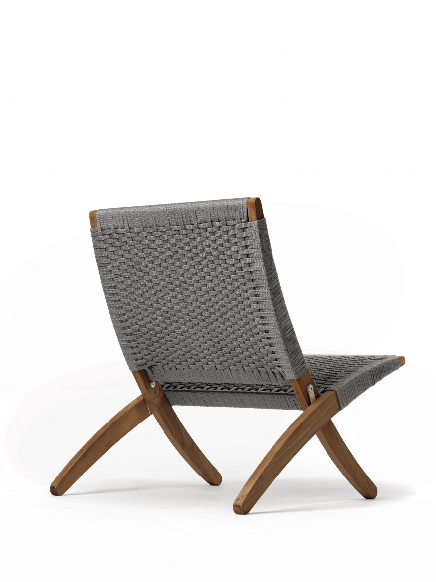 Schuin zijzicht Cuba outdoor chair: mooi langs alle kanten  