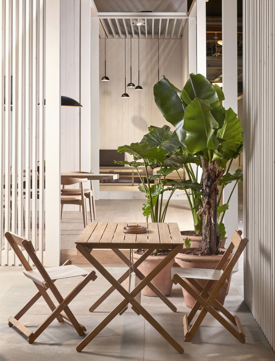 Borge Mogensen outdoor reeks voor de kleine (stads)terrassen: opplooibaar  