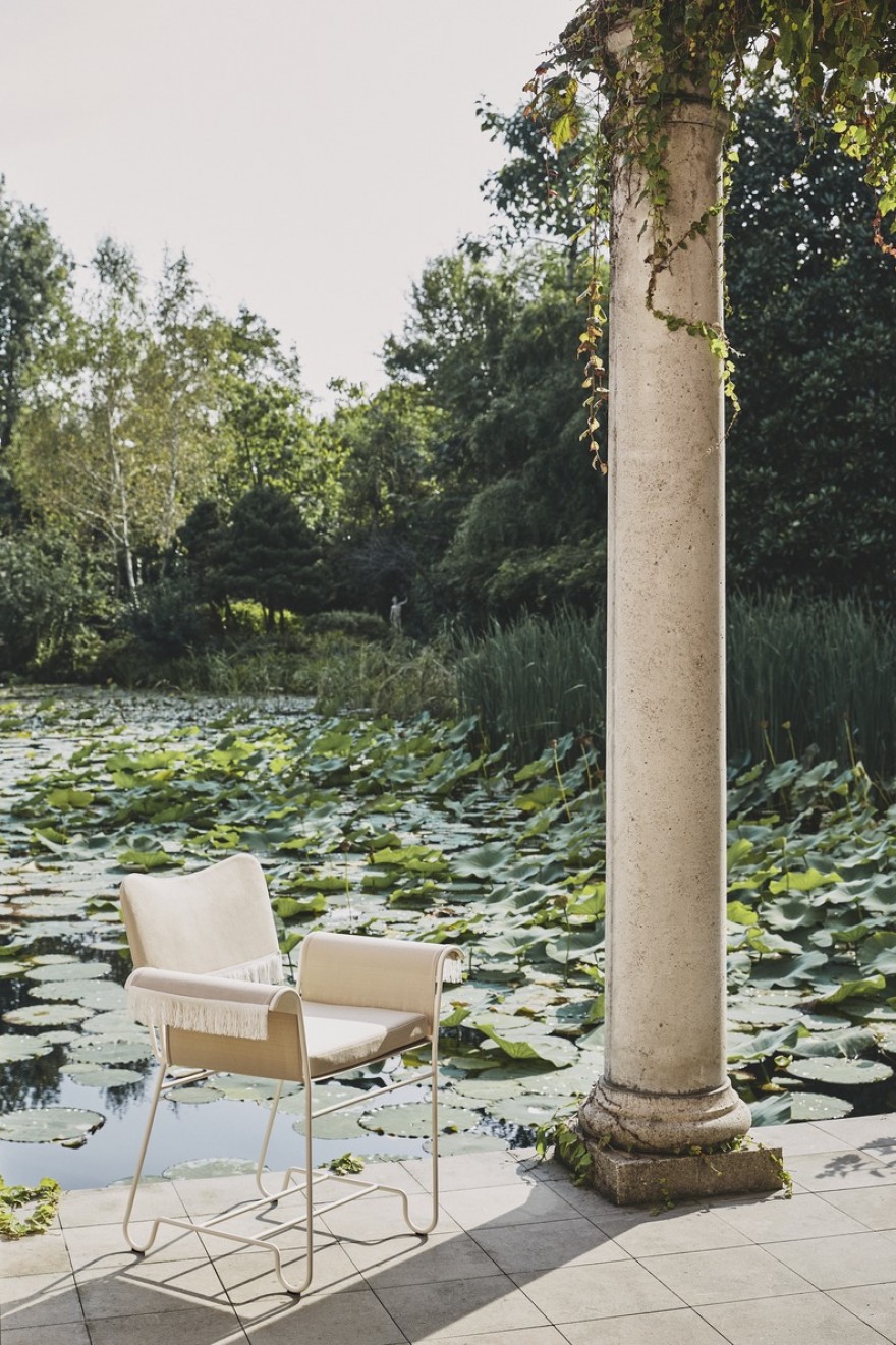 Tropique chair met franjes 