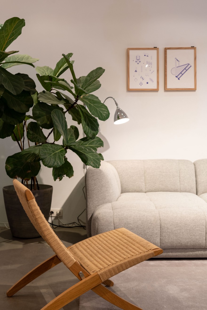 Cuba folding Chair, Carl Hansen & Son collectie @ Gaest, Antwerpen 