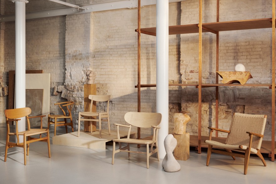 De CH25 is één van de Masterpieces van Hans J Wegner 