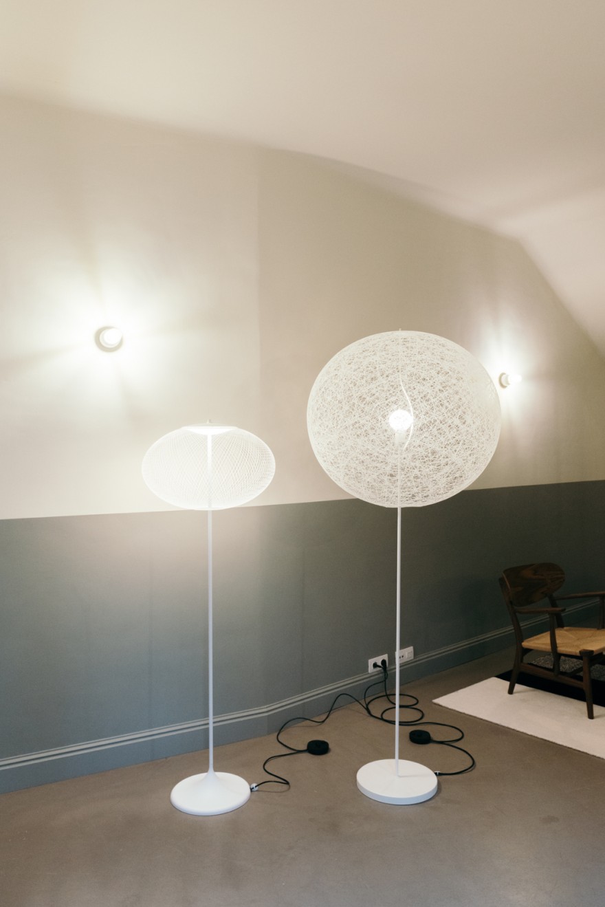 Random (Medium) en Non Random vloerlampen, MOOOI