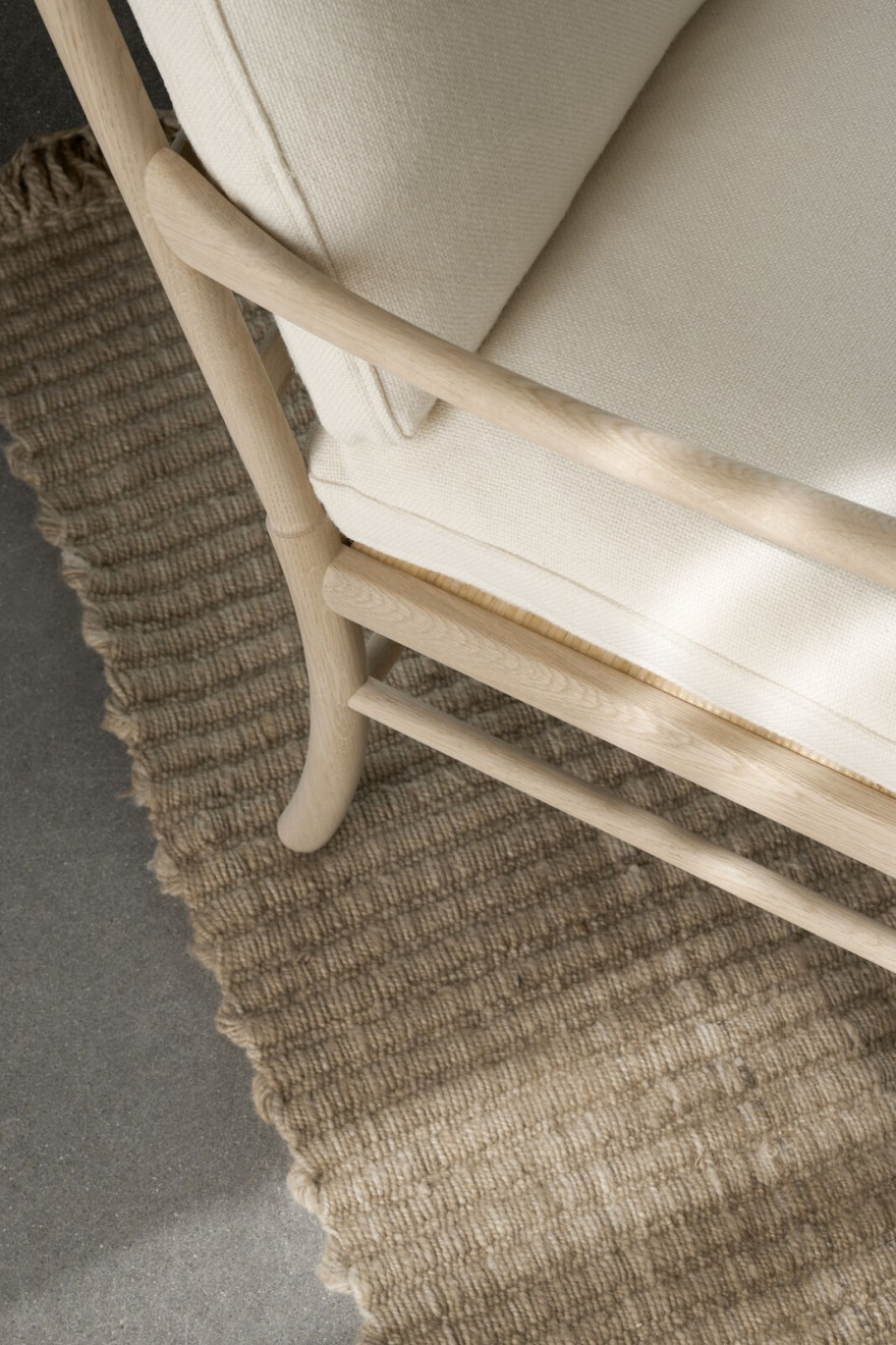 Detail van de Colonial Chair, Ole Wanscher, 1959 design 