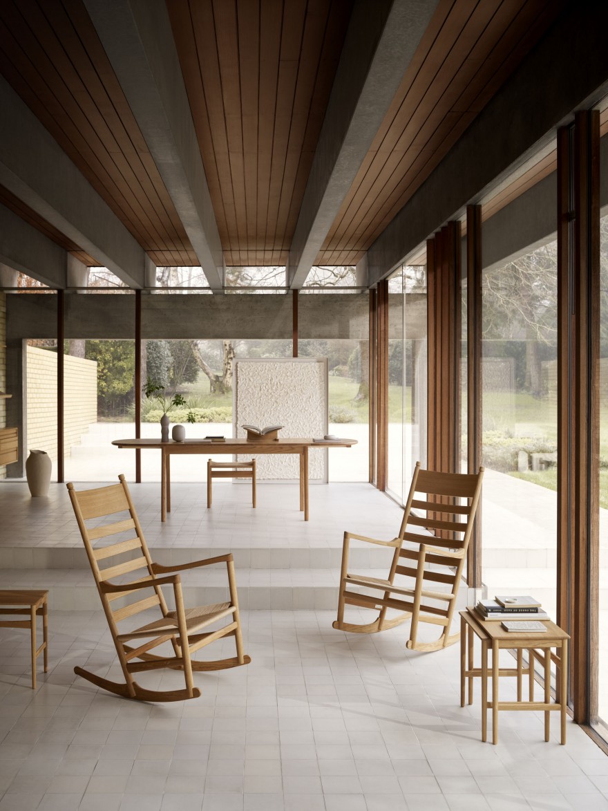 CH45 Rocking Chair Hans J Wegner 