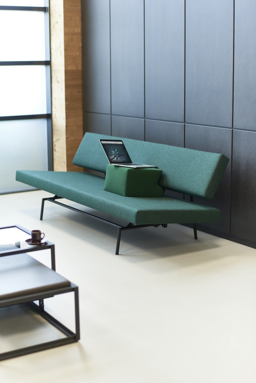 duurzaam en functioneel design (herstoffering en recyclage mogelijk)