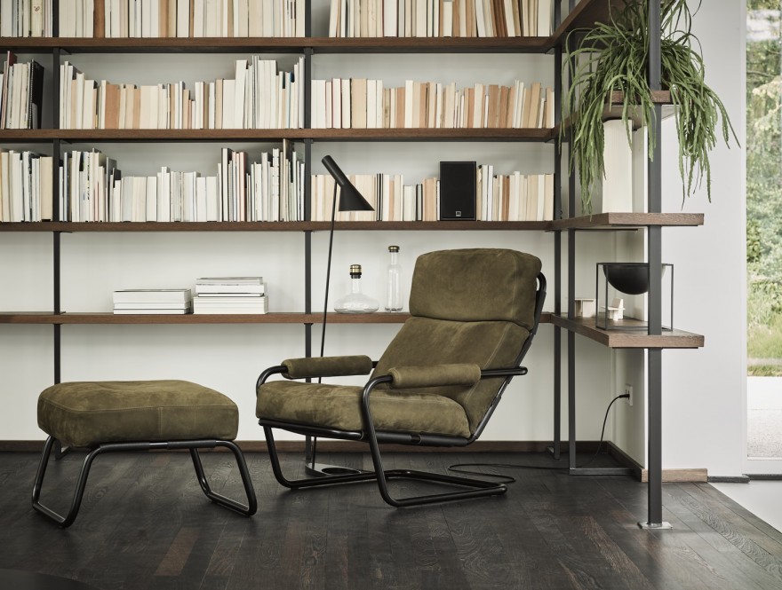 Oberman lounge met poef  - Gelderland 