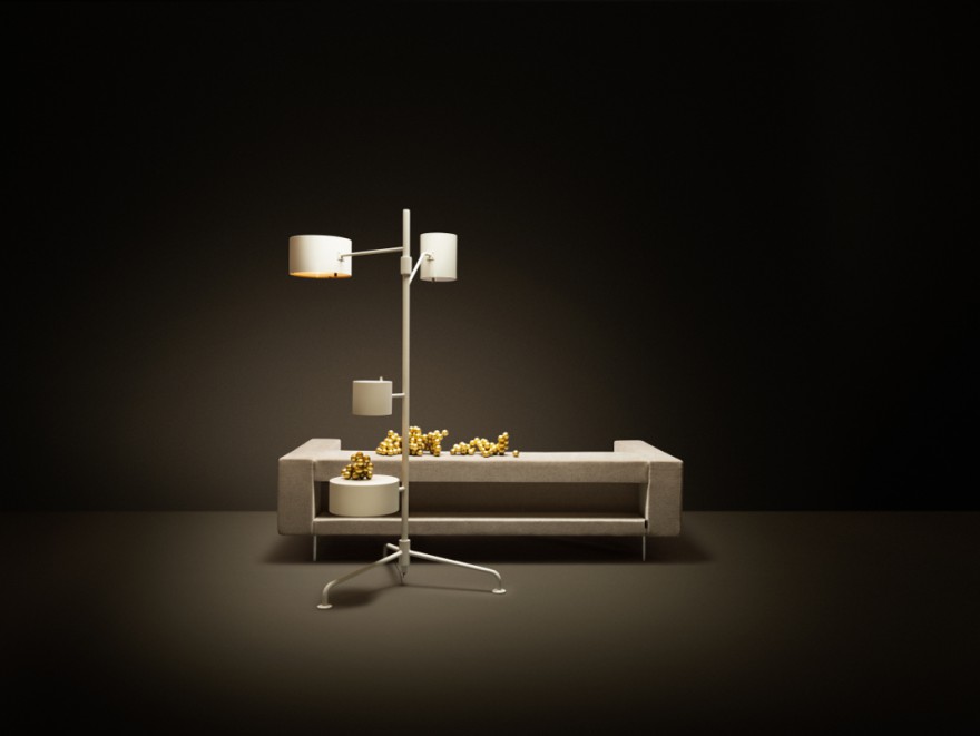 De Statistorcrat vloerlamp van Atelier Van Lieshout 