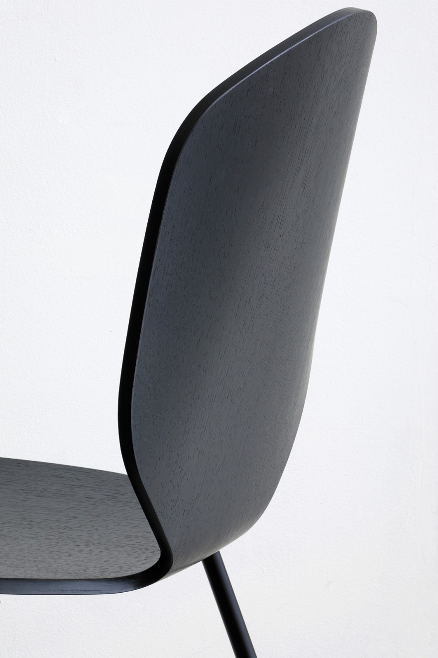 dossier de la chaise Loulou noir